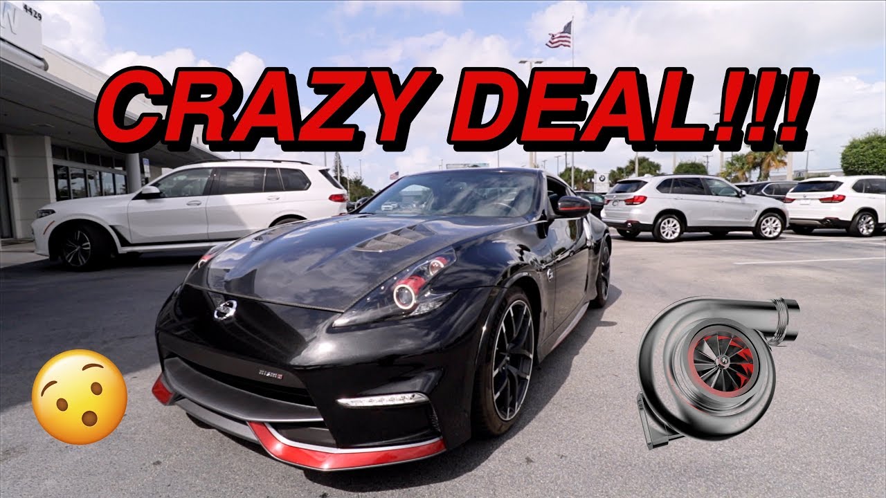 GOT A CRAZY DEAL ON A TWIN TURBO 370Z NISMO!!