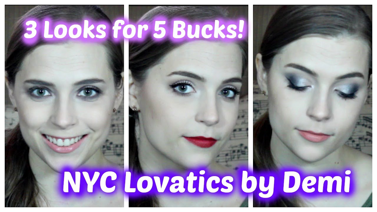 3 Looks for 5 Bucks: NYC Lovatics by Demi Eyeshadow Palette