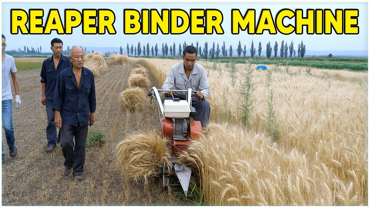Reaper Binder Machine - Field Demo Video