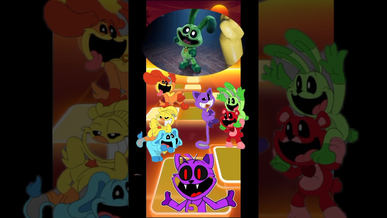 Poppy playtime in the game TILES hop..#edit #coffindance #gaming #tileshop #smilingcritters