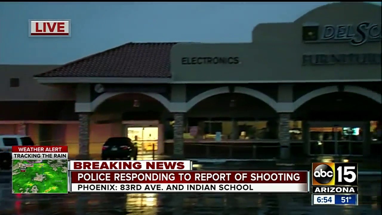 Phoenix police near 83rd Avenue and Indian School Road