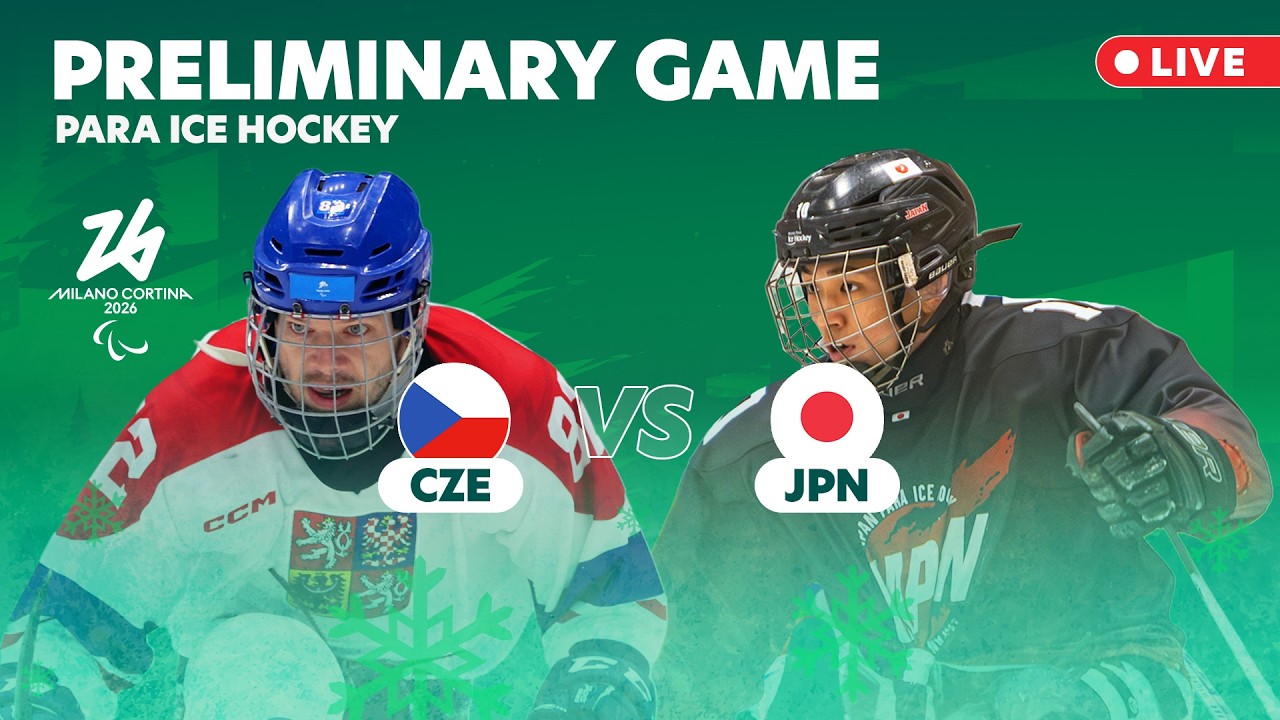 Para Ice Hockey – CZE 🇨🇿 vs JPN 🇯🇵 – Preliminary games | 7 Mar | Milano Cortina 2026