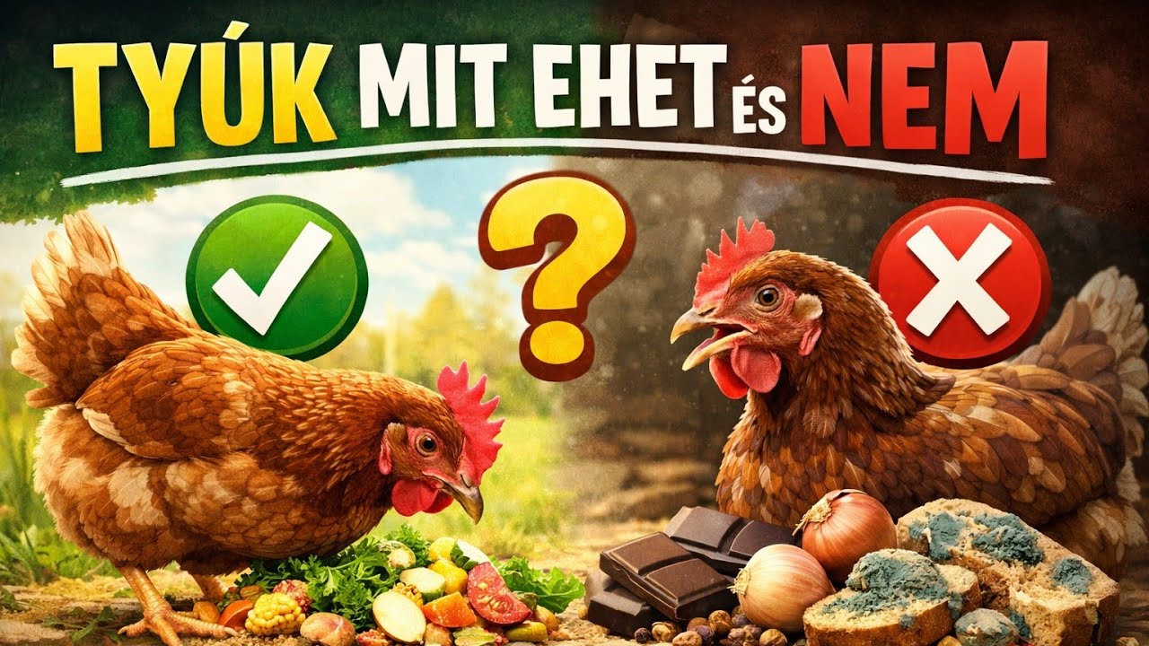 Tyúk mit ehet és mit NEM (kezdőknek érthetően)