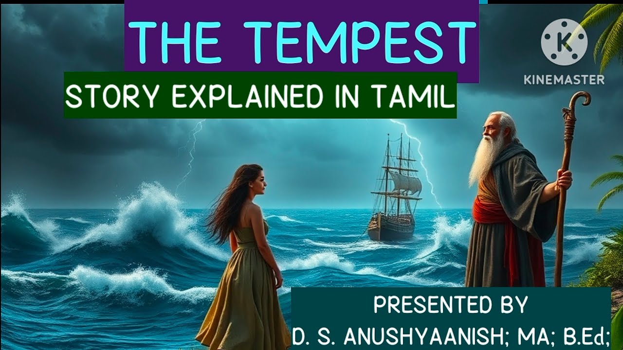 The Tempest/Story explained in Tamil/Tenth English Unit-1 supplementary.