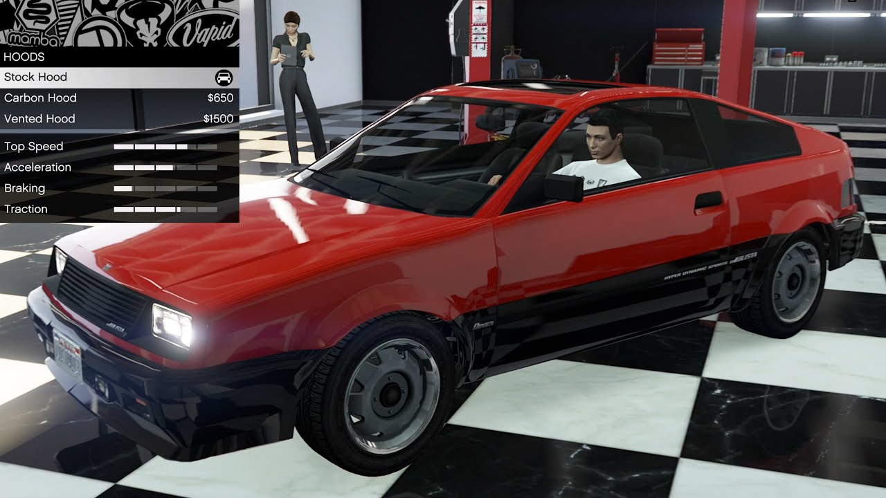 GTA 5 &mdash; Кастомизация транспортных средств из прошлых DLC &mdash; Dinka Blista Compact (Honda CRX)