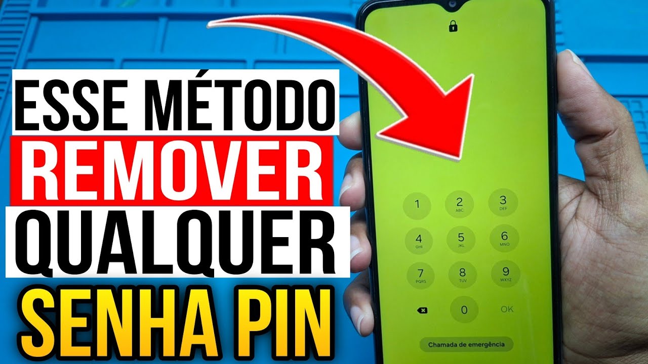 Como TIRAR senha PIN padrão letra e número de qualquer Celular sem formatar