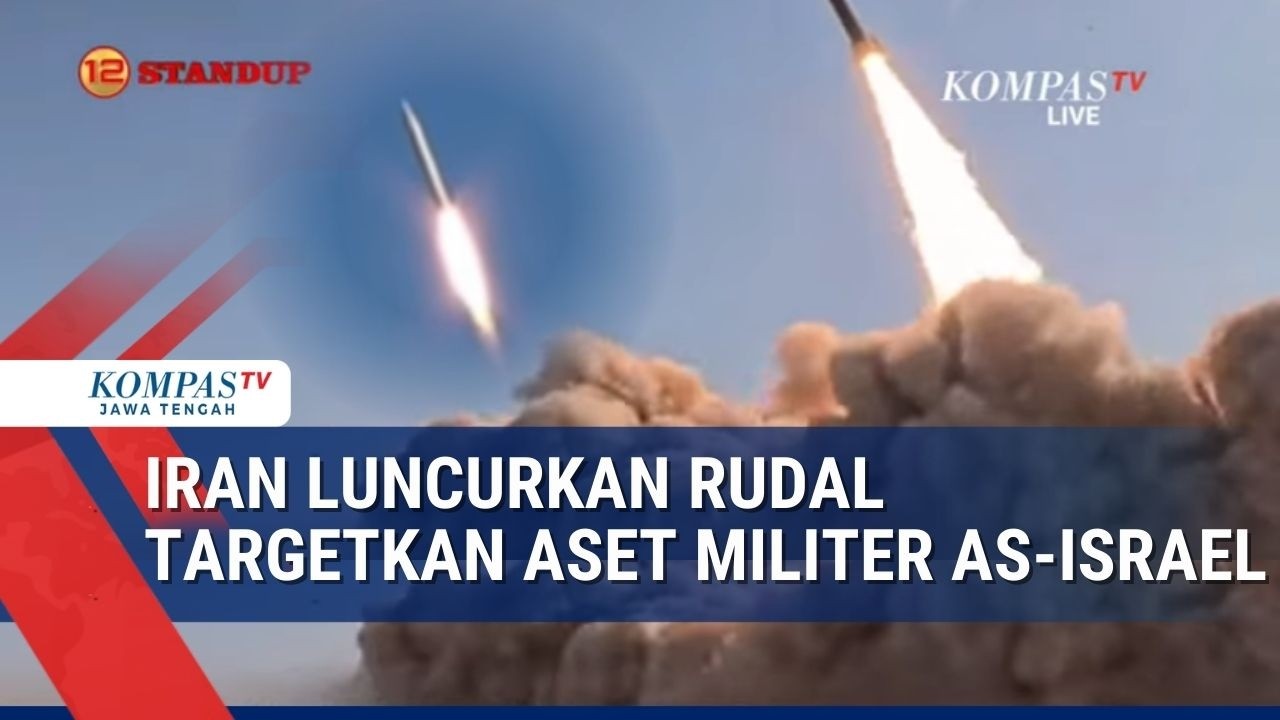 Perang Semakin Sengit! Iran Luncurkan Rudal Targetkan Aset Militer AS-Israel