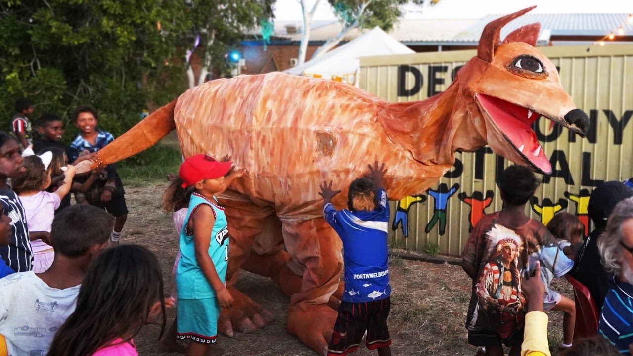 🐶 Cheeky Dog from Ali Curung & friends at Desert Harmony Festival
