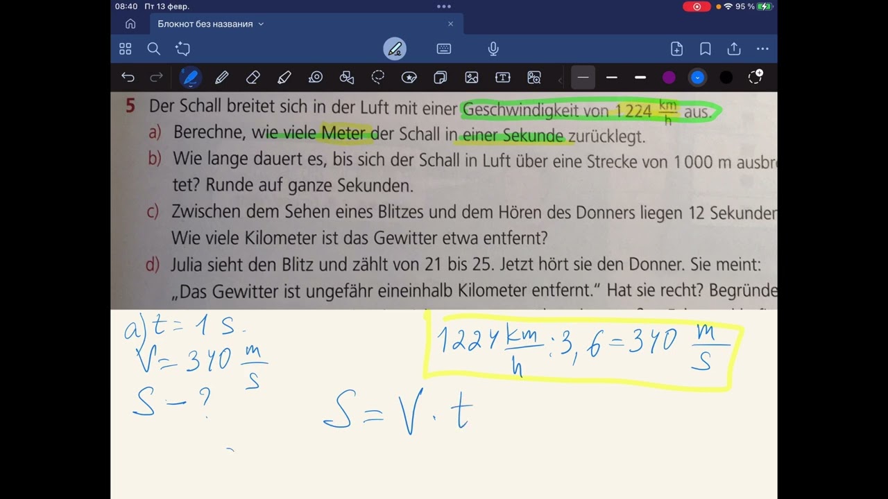 Mittelschule Formel 9 Aufgabe 5 Mit Formeln aus Natur und Technik rechnen