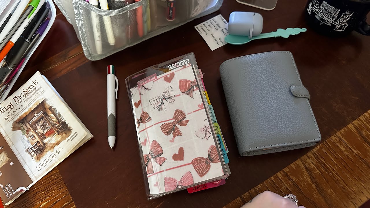 Evening/Morning Planning - B6Slim Bujo & Pocket Rings 