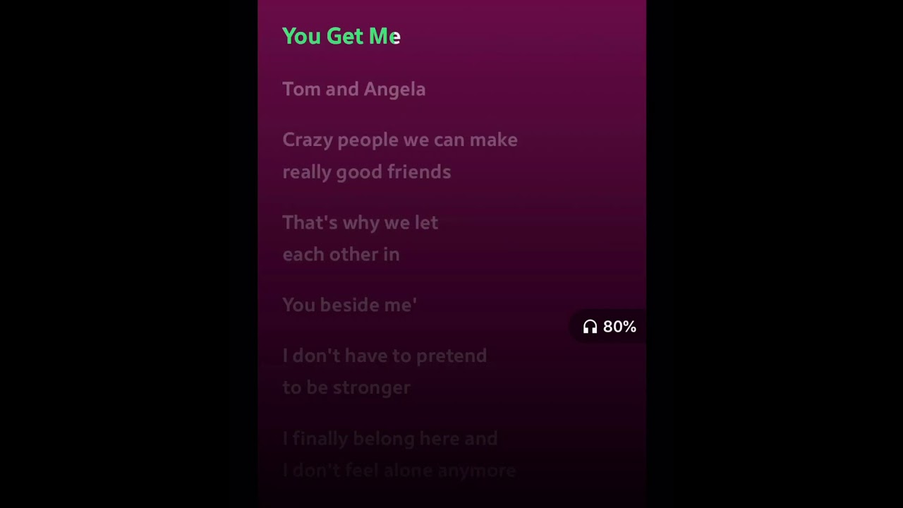 You Get Me-Tom & Angela (Official Karaoke/Instrumental)