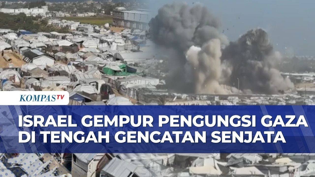 Gencatan Senjata Dilanggar Israel Kembali Bombardir Pengungsian di Gaza