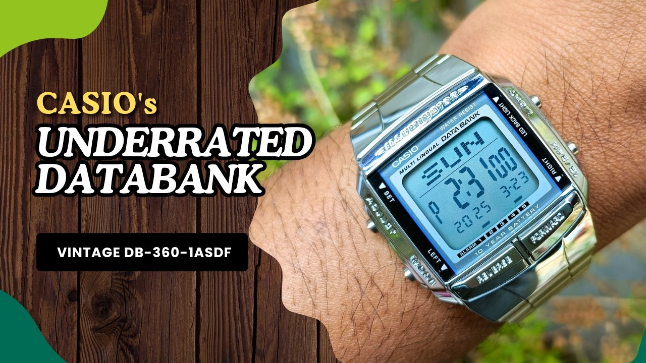 Why CASIO Vintage DB-360-1ASDF Data Bank Watch Makes me Surprised! (Check this out)