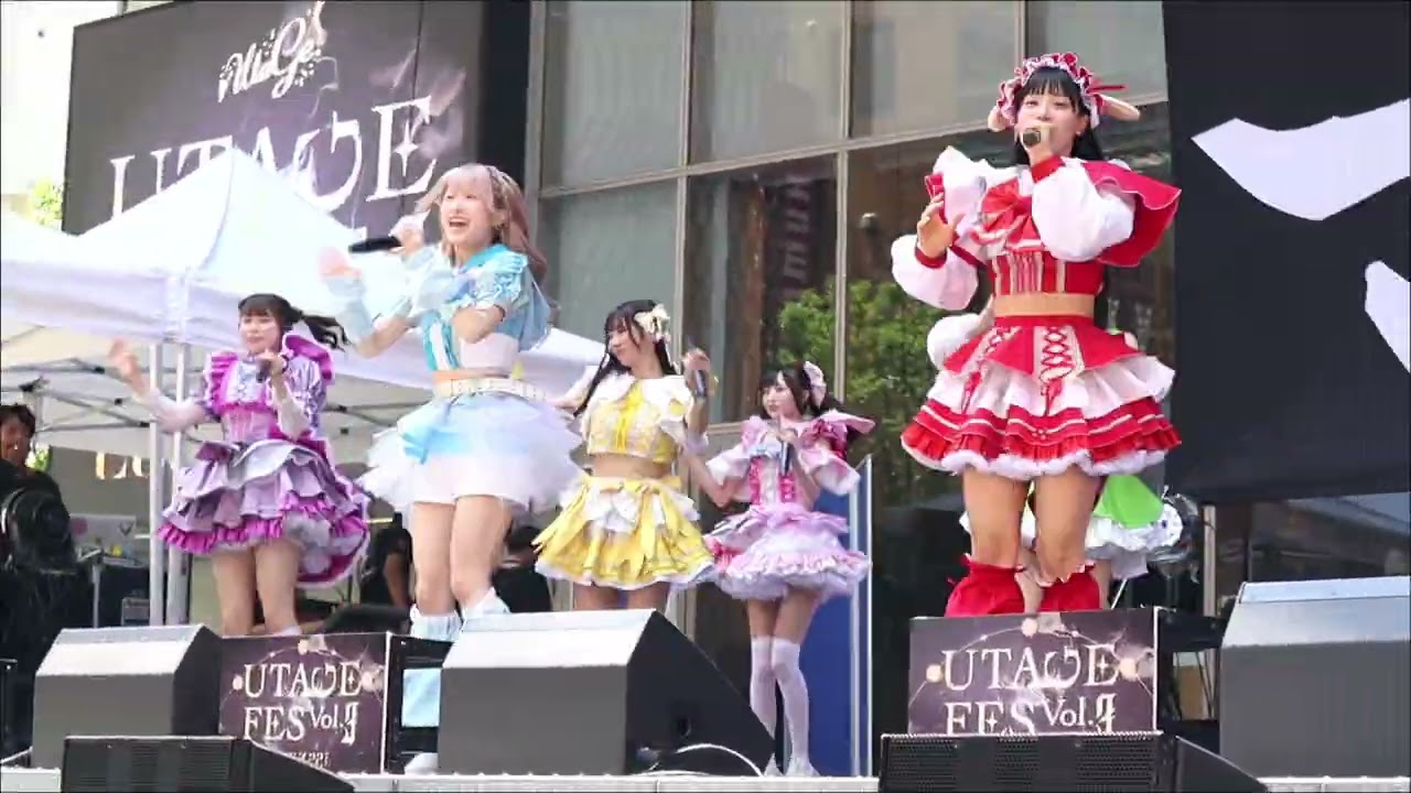 25.7.22.　TEAR DROP!　UTAGE FES vol. 3  新宿サーキット　東京 新宿 東急歌舞伎町タワー前特設ステージ