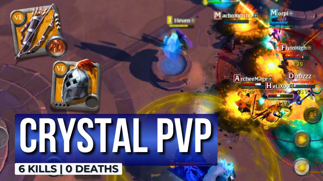 6 Kills | 0 Deaths | Longbow | Crystal Arena PvP #3 | Albion Online