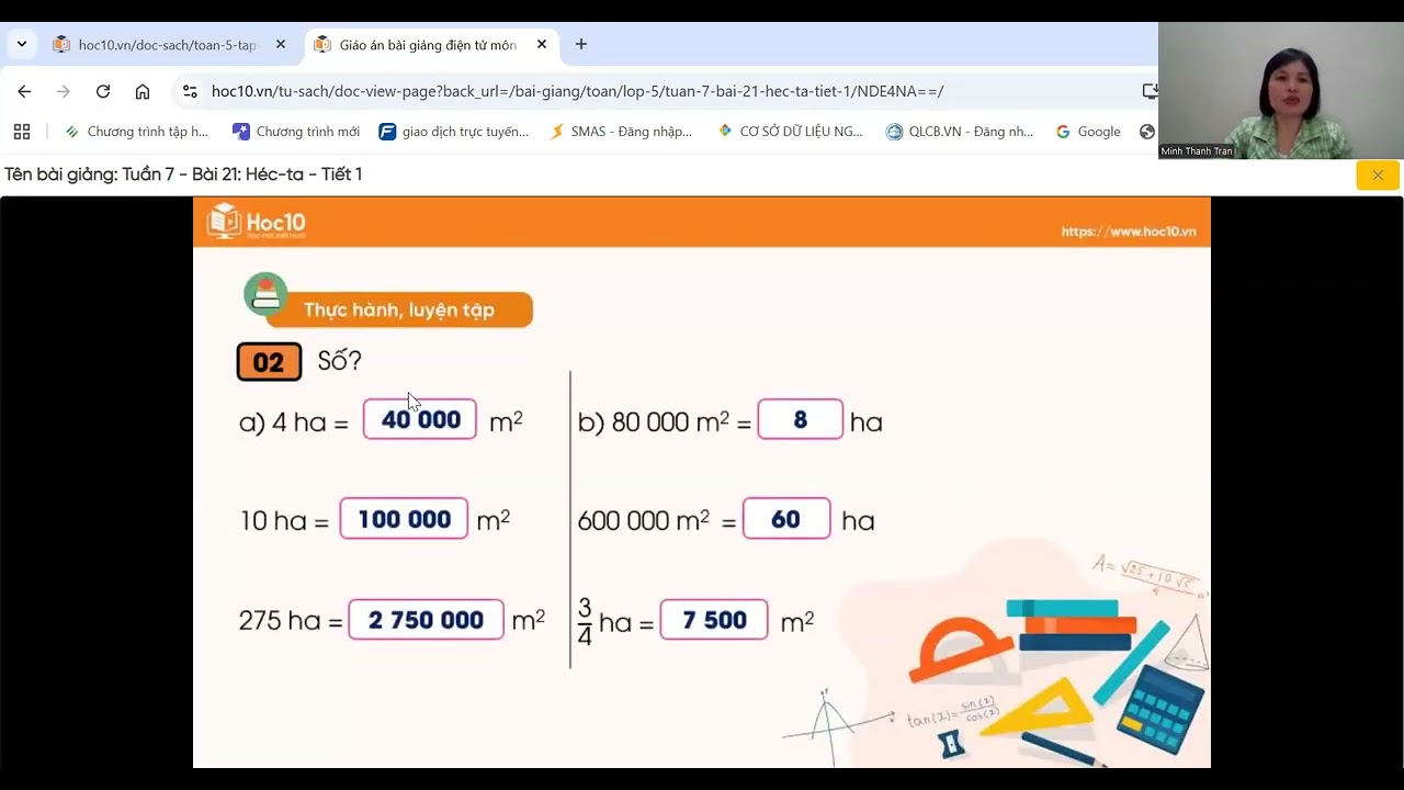 TOÁN LỚP 5/ HÉC-TA/ CỰC DỄ HIỂU