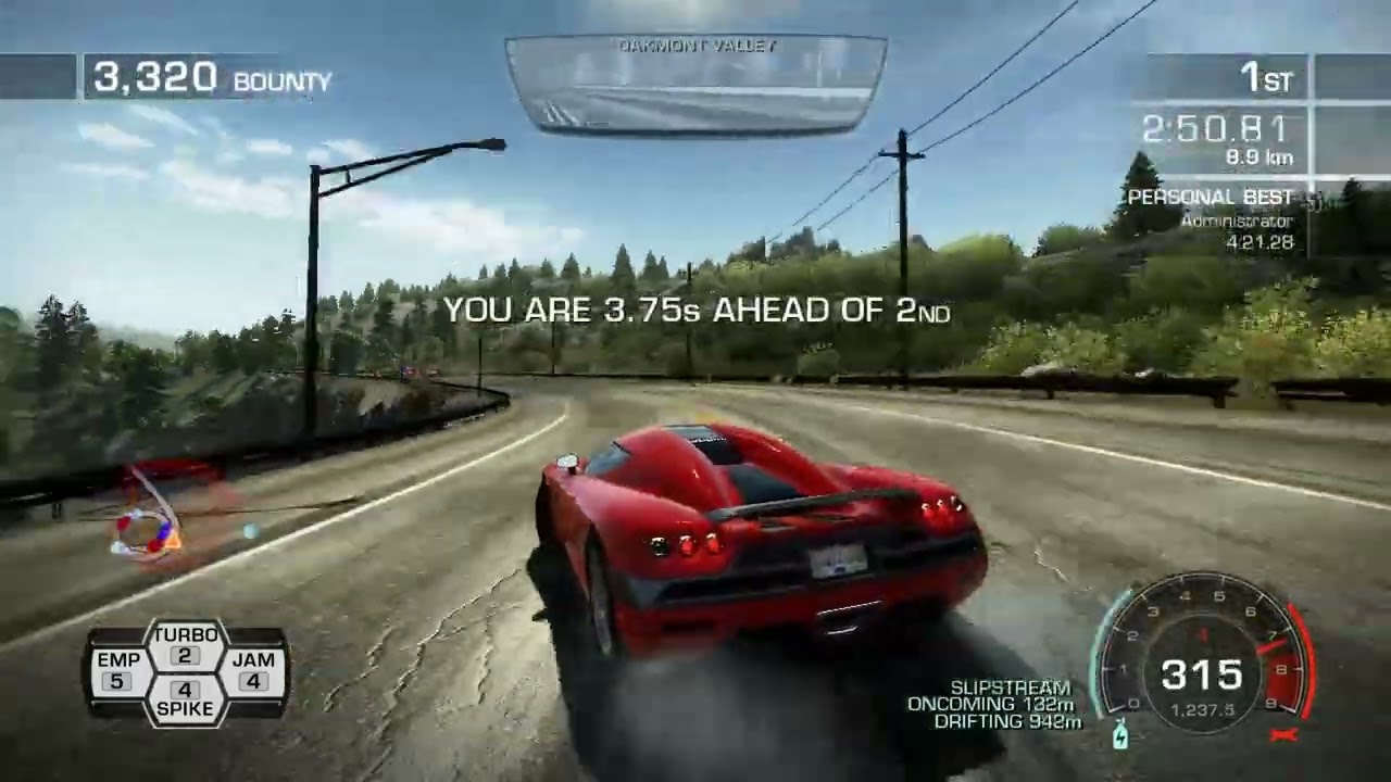 Need For Speed Hot Pursuit | Highway Battle | Koenigsegg CCX (no shortcut)
