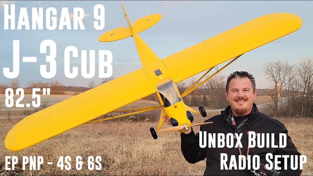Hangar 9 - Piper J-3 Cub - EP PNP - 4S & 6S - 82.5