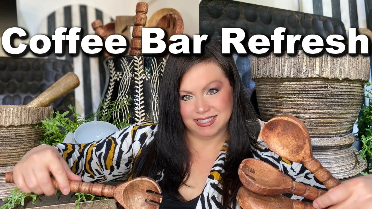 Coffee Bar Refresh | Decorate With Me | 2023