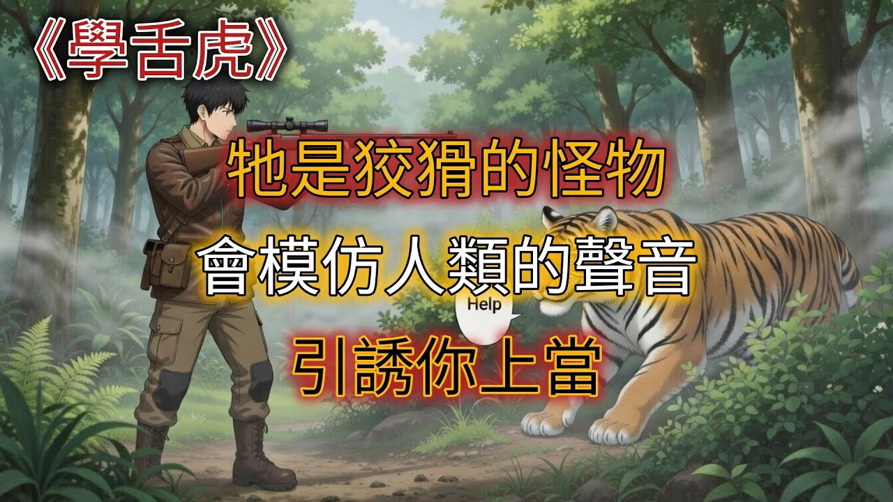 《學舌虎｜牠會用你的聲音，把你叫進死亡裡》【離奇故事｜完整內容】