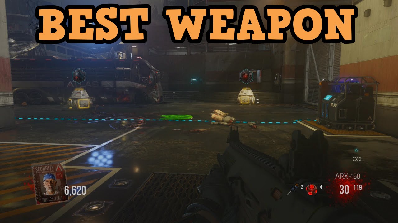 Exo Zombies Wall Weapon Locations + BEST WEAPON in CoD AW Zombies