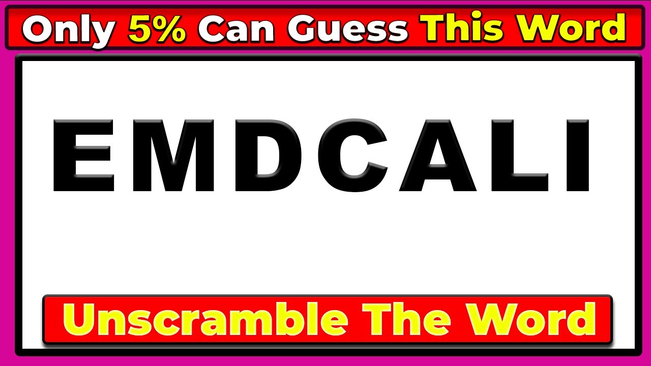Unscramble the 7 Letter Word in Record Time - Guess the Word Challenge 60