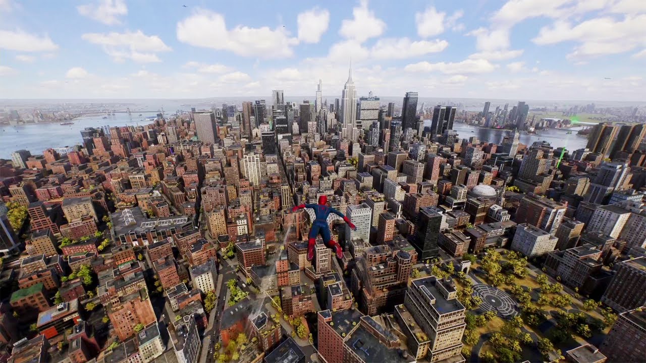 【スパイダーマン2】マップ1周 マンハッタン タイムズスクエア セントラルパーク ブルックリン コニーアイランド ニューヨーク オープンワールド【Spider Man 2】PS5