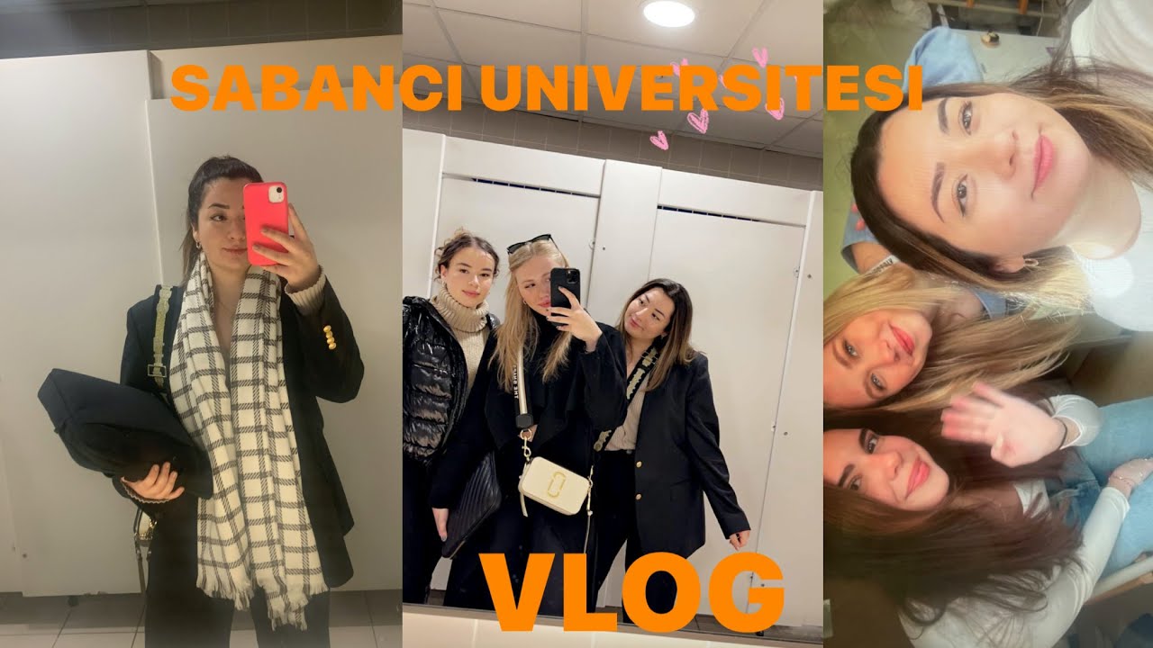 VLOG NO:4 | SABANCI ÜNİVERSİTESİNDE GÜNLERİMİZ NASIL GEÇİYOR  ders, yemek, sohbet, arkadaşlarım...