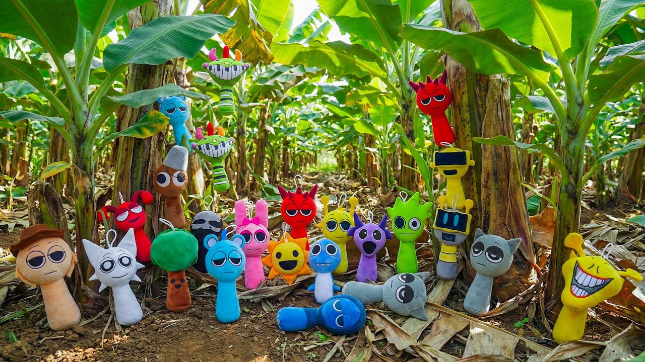 Sprunki Hanging on Banana Leaves – Unexpected Discovery