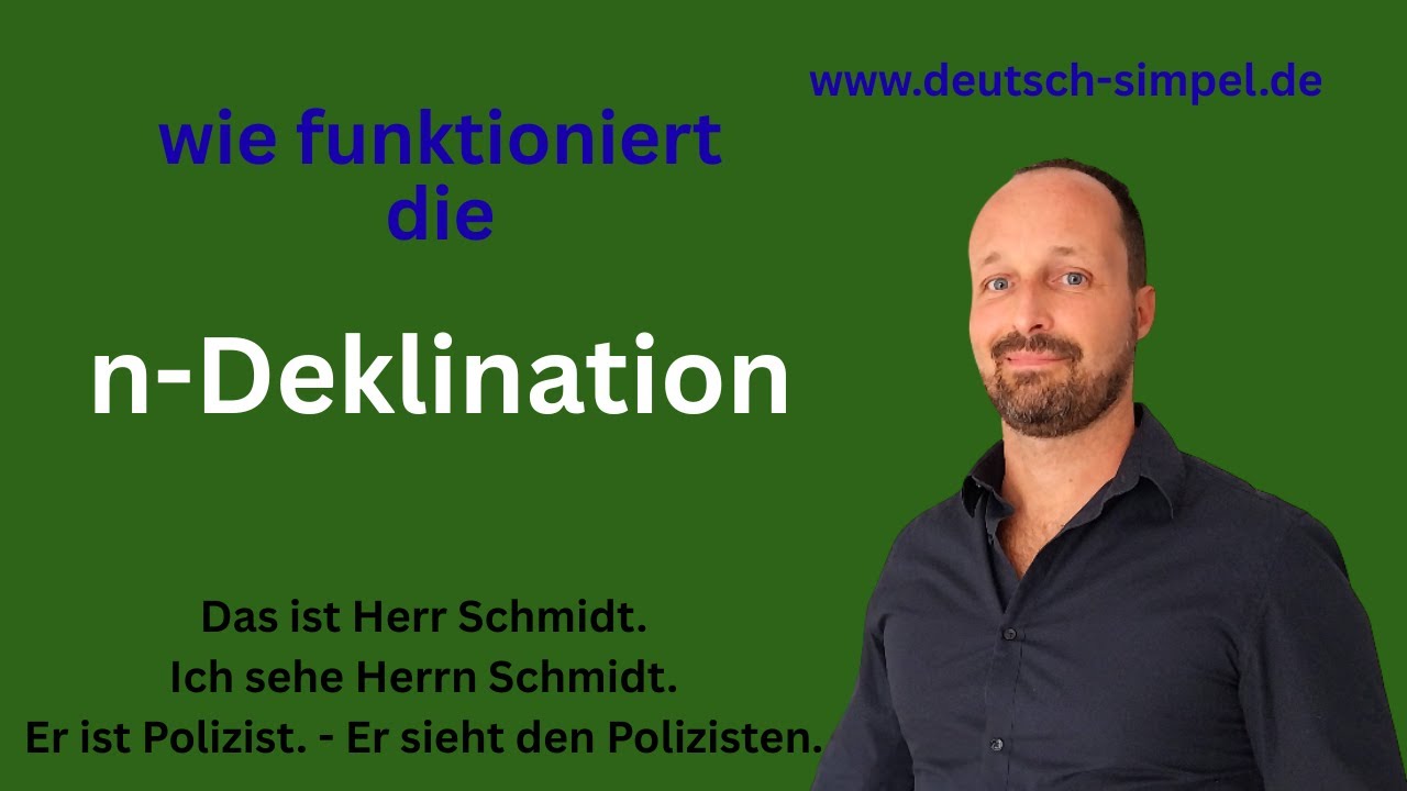 die n-Deklination / das -n oder -en an einigen Substantiven