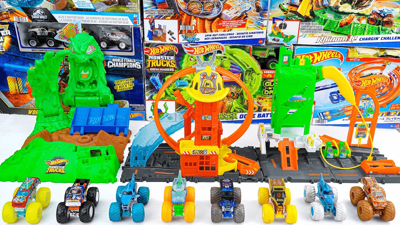 Hot Wheels Collection Unboxing Review ASMR | Hot Wheels Let's Race Super Loop Fire Station