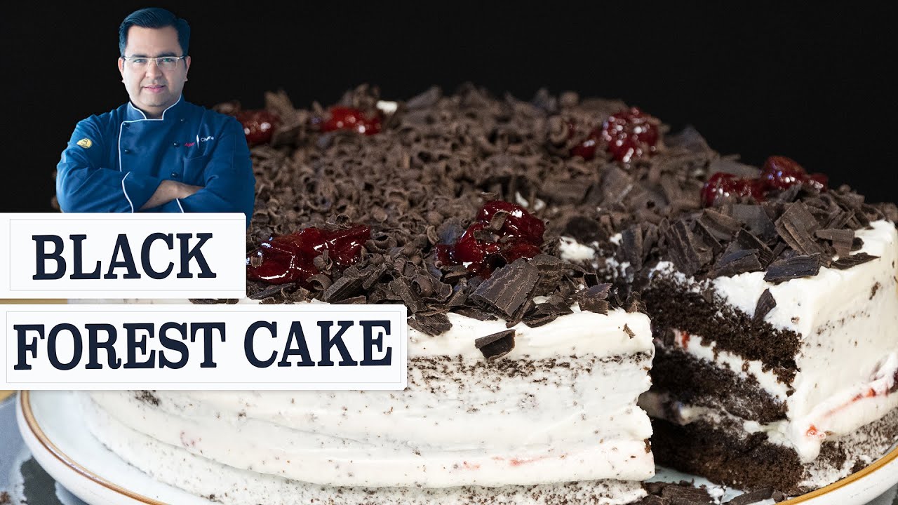 Black forest cake ब्लैक फॉरेस्ट केक  Christmas Special Cake Recipes By #chef ajay chopra