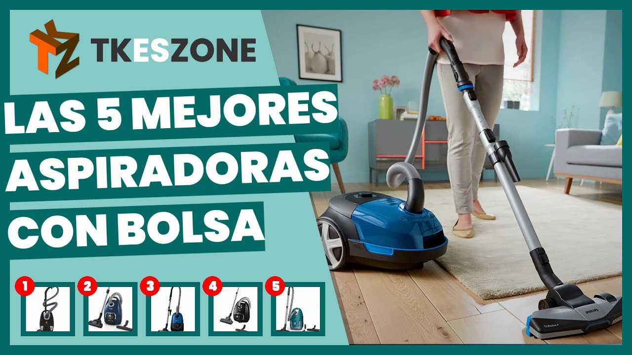 Las 5 mejores aspiradoras con bolsa