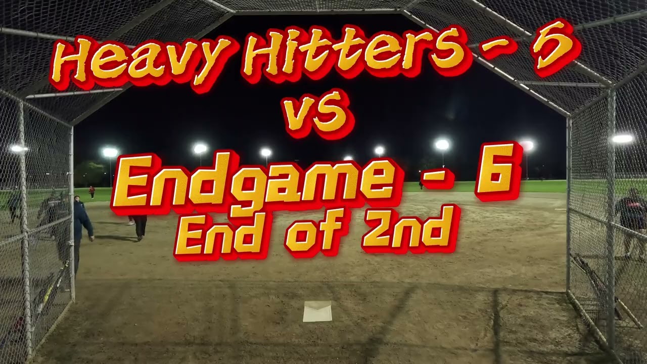 Heavy Hitters vs EndGame - Jan 12,2026 - Adult Slow-pitch Softball