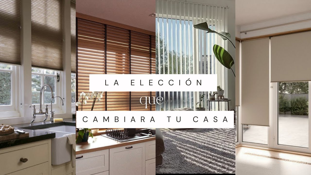 4 Tipos de CORTINAS y ESTORES para Decorar y Proteger tu Casa