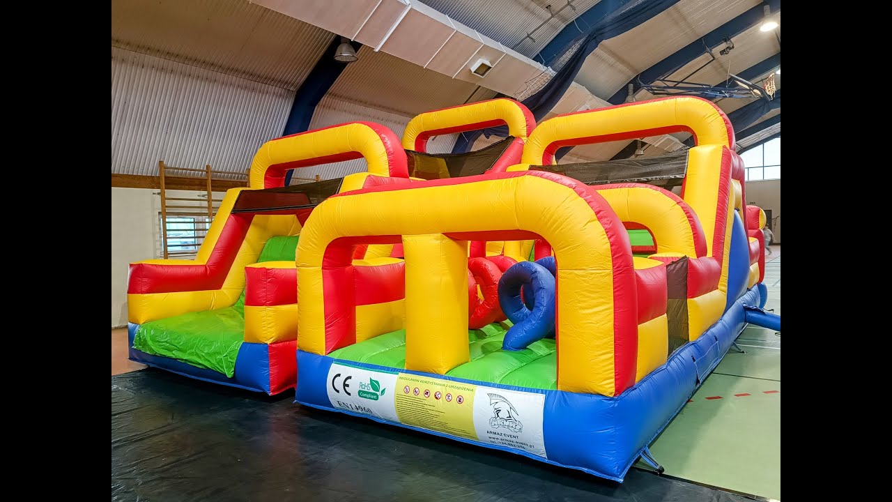 Dmuchany Tor Przeszk&oacute;d NINJA JUNIOR - ARMAZ EVENT