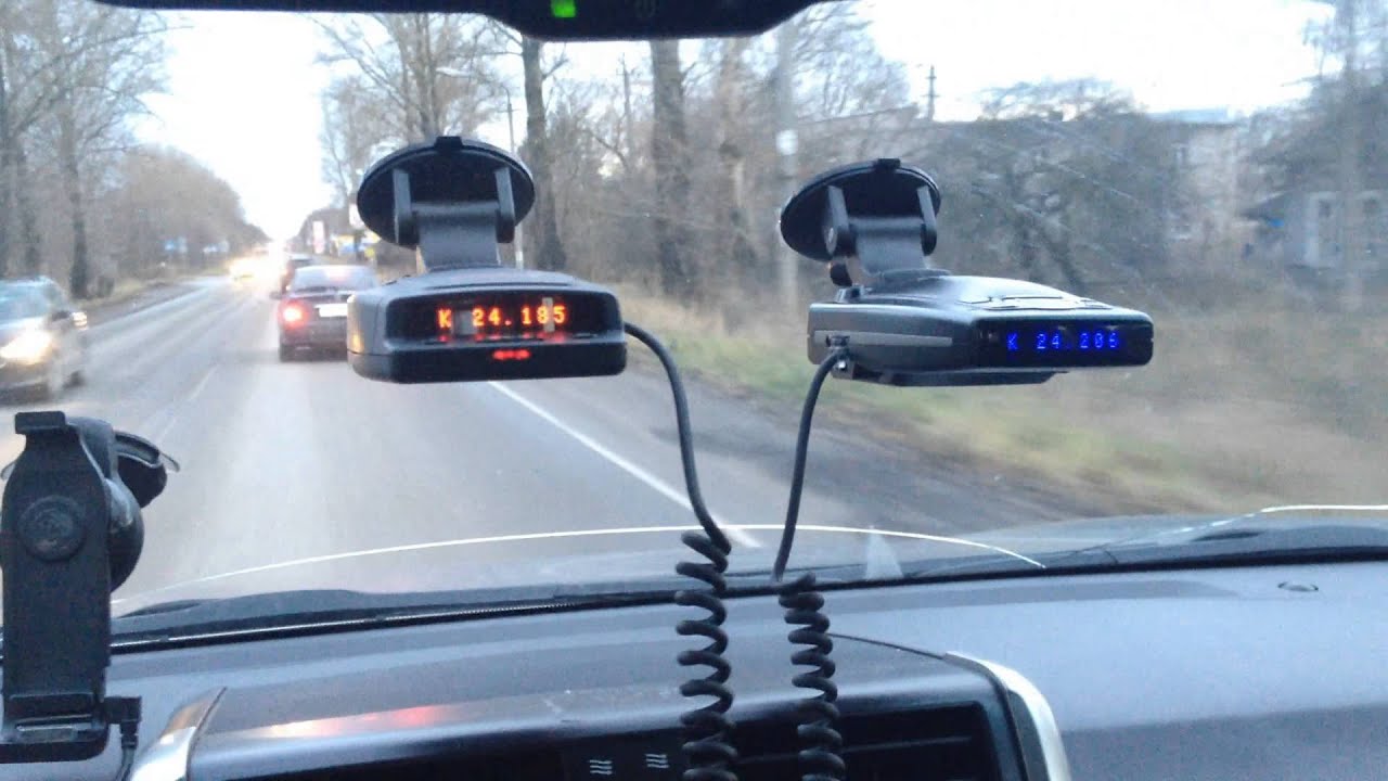 Escort Redline RU vs Escort Passport 9500ix int (GPS off)