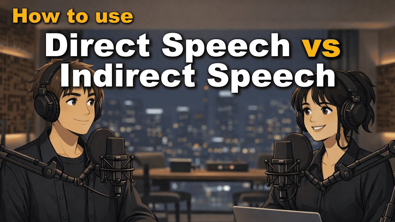 Direct Speech vs Indirect Speech in English | Easy English Conversation Practice