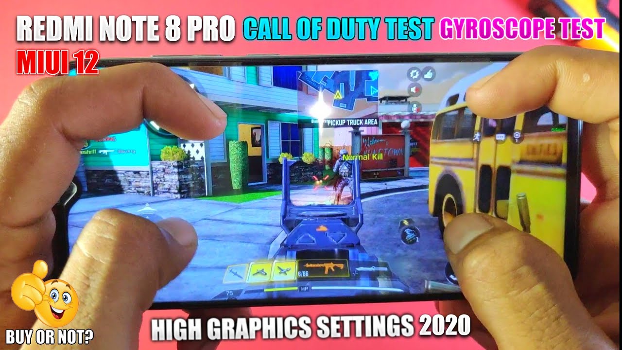 Redmi Note 8 Pro Call Of Duty Test High Graphics Settings 2020|redmi note 8 pro call of duty