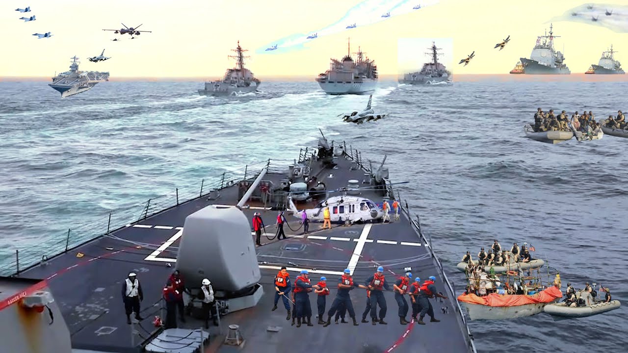 USS Paul Ignatius Leads Fleet: United States Strengthens Military Dominance in the North Sea