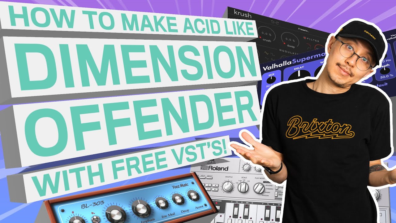 4 FREE VSTS for CRAZY ACID 303!!  | DIMENSION OFFENDER Ableton Tutorial