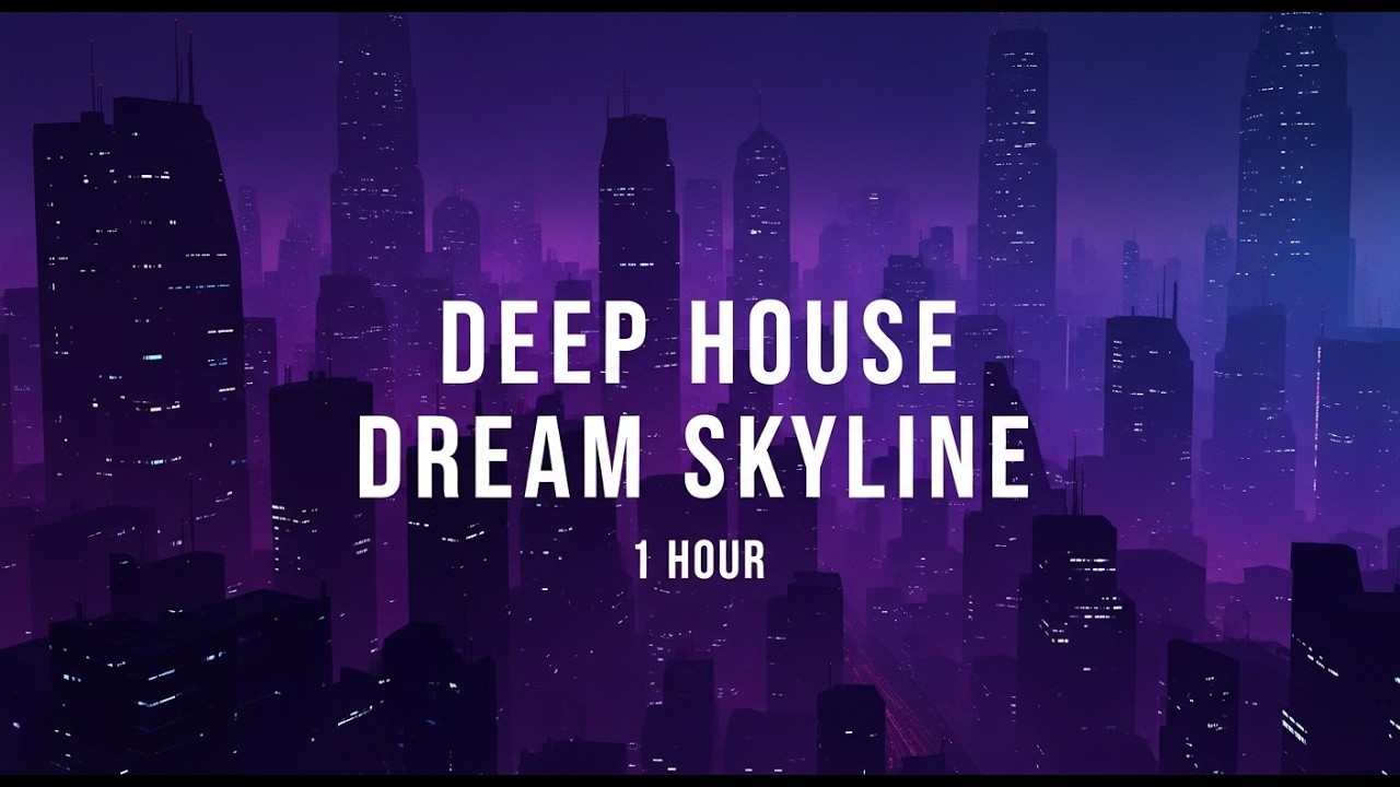 Deep House Dream Skyline Mix 1 Hour 🎧 Premium Mix 6