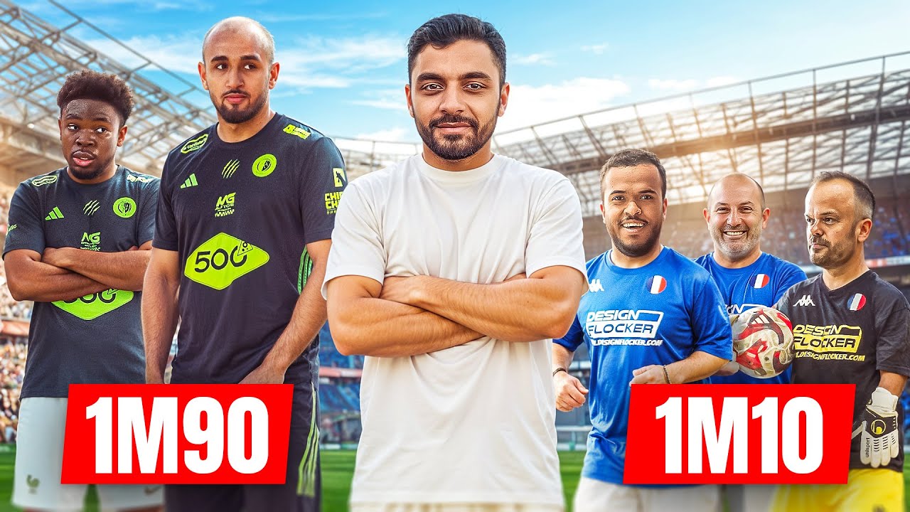 On affronte l'équipe de France des Petites Tailles, un joueur se fait les CROISÉS !