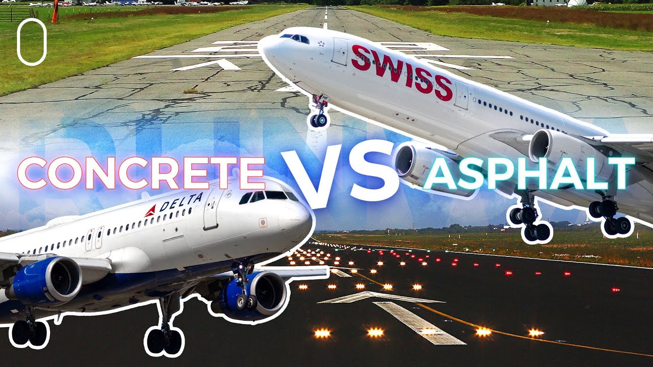 What Are The Differences Between Concrete And Asphalt Runways?