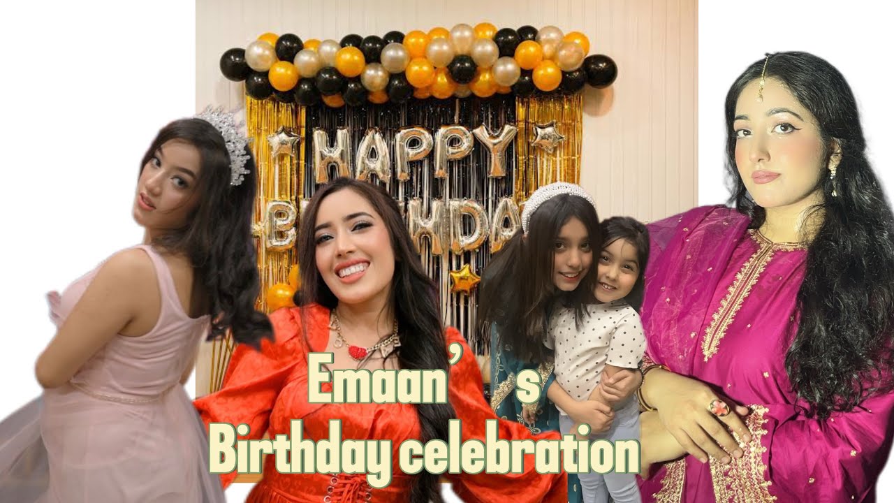 Emaan ki birthday celebration/salon me ready honey gaye shoot k liye Ayzel ne salon sar pr utha liya
