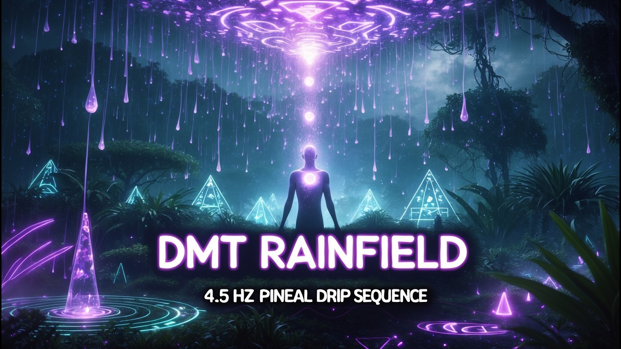 DMT Rainfield | 4.5 Hz Pineal Drip Sequence – Gateway to Inner Vision & Subconscious Expansion