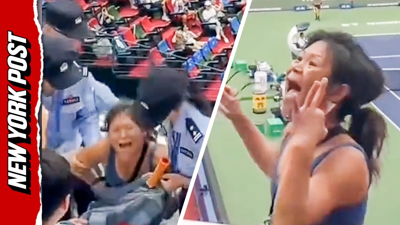 Loud, Drunk Tennis Fan Hauled out of Stadium