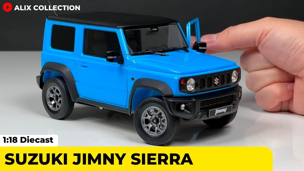 Unboxing of Suzuki Jimny Sierra 1:18 Diecast Model Car by LCD Models (4K)