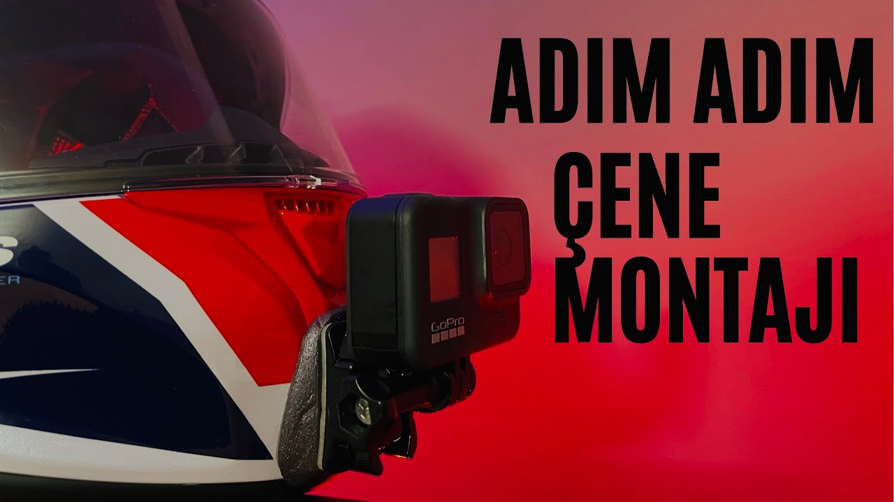 Kask İçin GoPro - Dji Osmo Çene Montajı