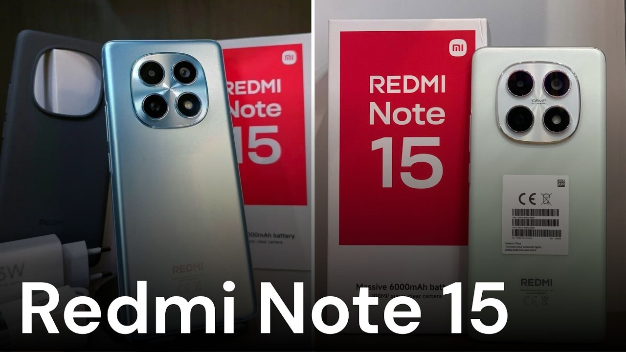 Redmi Note 15 chegou ✨️